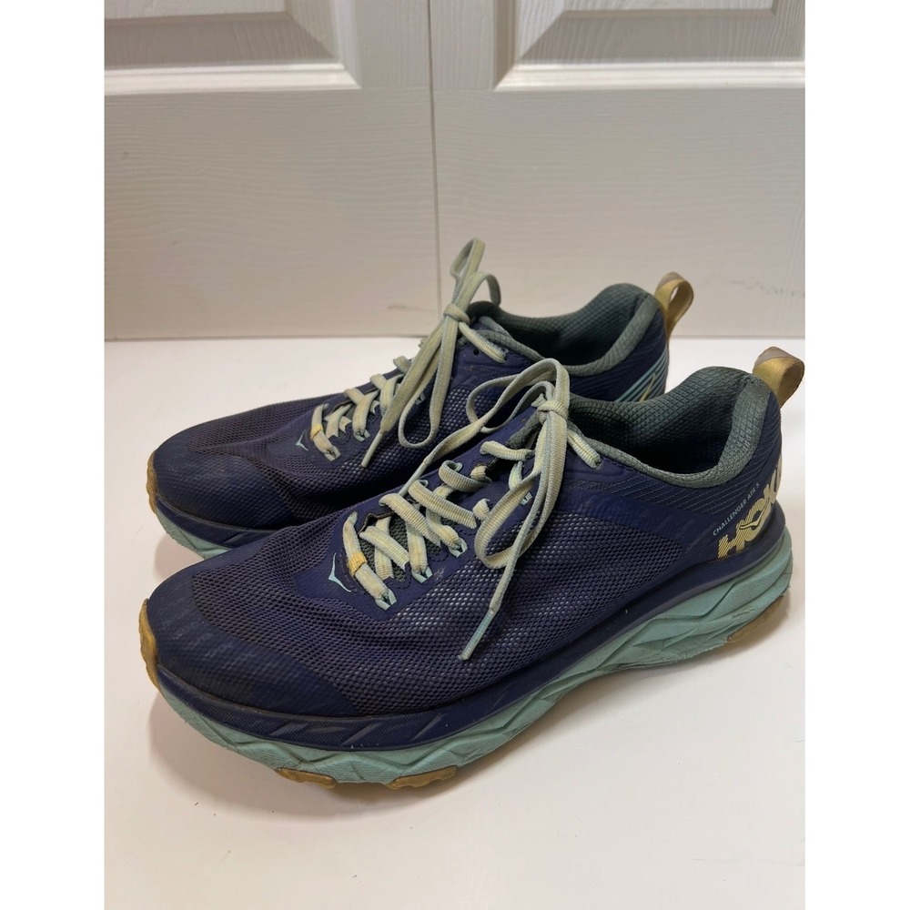 Hoka One One Challenger ATR 5 Womens 8.5 Blue Trail Running Shoes No Insoles
